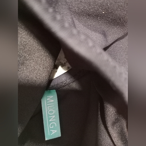 Milonga Beachwear Black Sz L Haute One Piece **NWT** - Picture 3 of 9